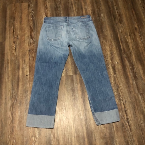 Citizens of Humanity Dani Cropped Straight Leg Jeans Women's 29 Cuffed Relaxed - Picture 6 of 7